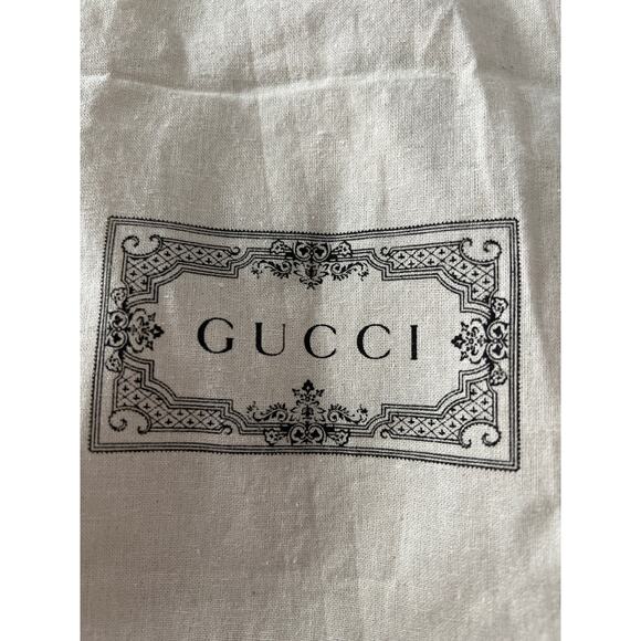 Gucci Ivory Canvas Shopping Tote Dust Bag 17” x 16” with 10” Handles - Picture 3 of 5